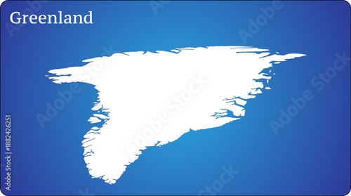 Greenland Map World Map Illustration