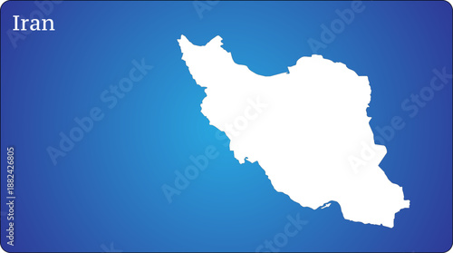 Iran Map World Map Illustration