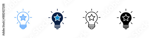 Inspiration Multiple Style Icon Set Collection 