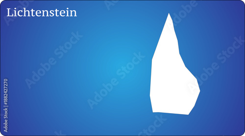 Lichtenstein Map World Map Illustration