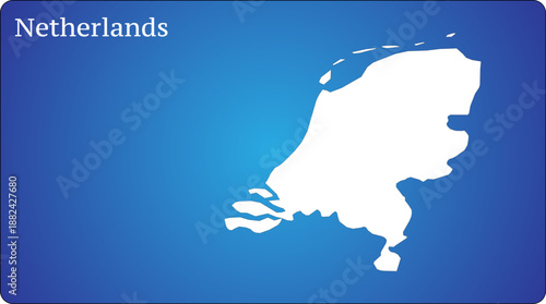 Netherlands Map World Map Illustration