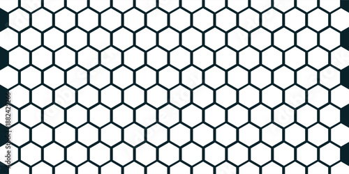 White 3d hexagonal technology vector abstract background. Blue bright energy flashes under hexagon in modern technology futuristic background vector illustration. White honeycomb texture grid.