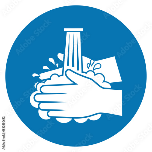 Hand Washing Required - Mandatory HACCP Hygiene Safety Sign Food Industry