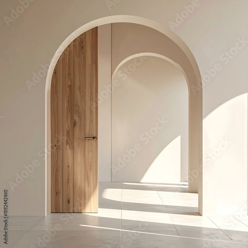 Arched door