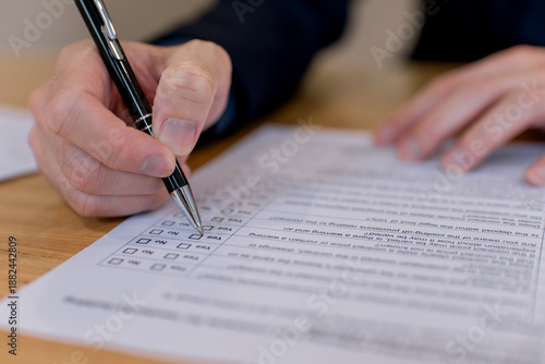 Foto business approval and legal documentation concept
