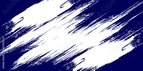 Dots halftone white and blue color pattern gradient grunge texture background. Dots pop art comics sport style vector illustration modern grunge dark blue