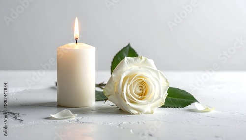 Candle rose