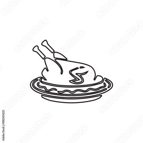 Roasted Chicken Icon