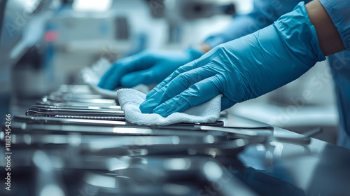 Medical Facility Disinfection and Hygiene Process