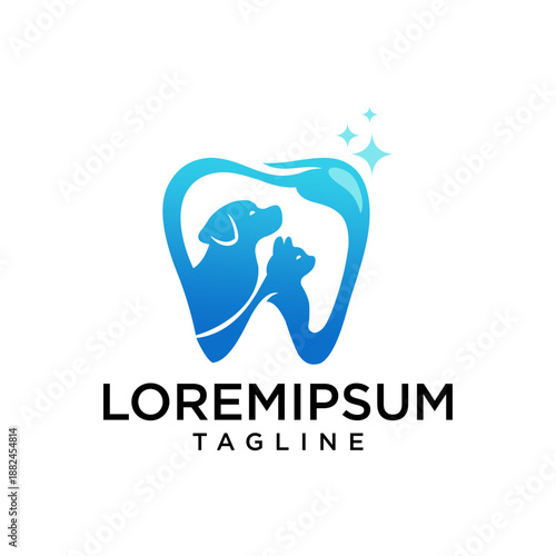 pet dental clinic logo