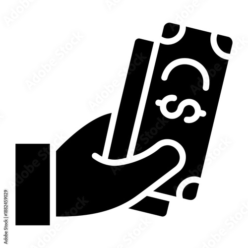 Cash payment Solid icon