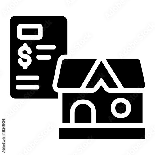 Mortgage Solid icon