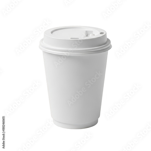 Wallpaper Mural Single coffee cup with lid isolated on transparent background Torontodigital.ca