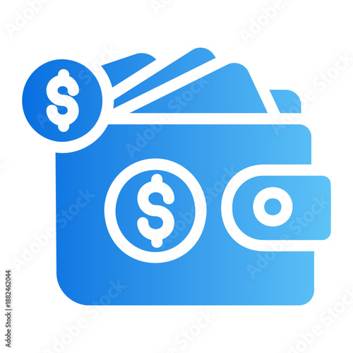 Wallet Line Gradient Icon