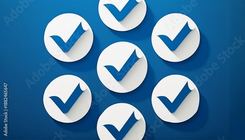 Free Download Minimal check mark icon illustration representing approval success and completion for UI UX apps dashboards systems and business design - GFXLoad