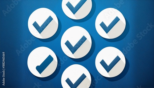 Free Download Minimal check mark icon illustration representing approval success and completion for UI UX apps dashboards systems and business design - GFXLoad