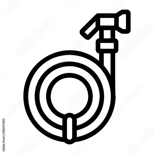 Water hose Line Icon