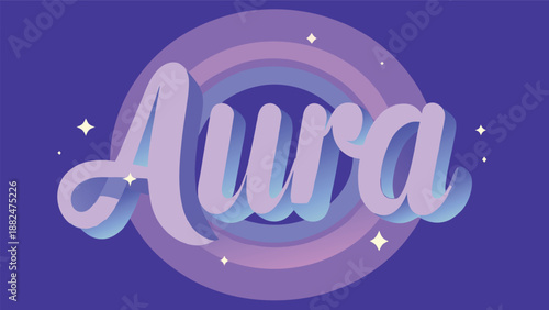 Mystical typography layout for peaceful and inspiring designs