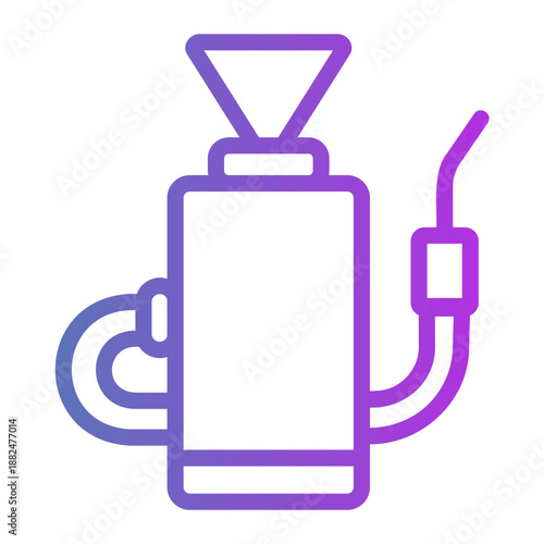 Pesticide sprayer Line Gradient Icon