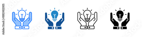 Solution Multiple Style Icon Set 