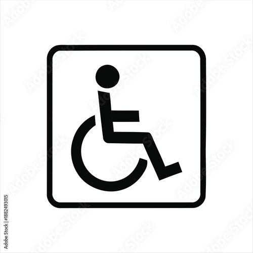 Simple Accessibility Icon – Inclusive Access Symbol in Minimal Style