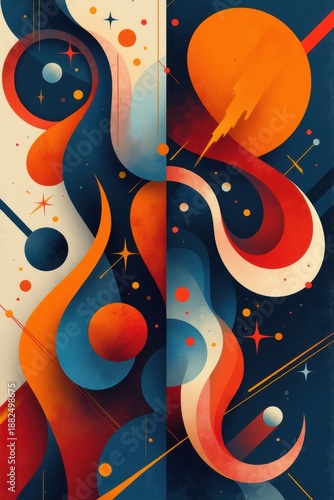 Cosmic swirls and stars