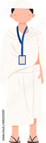 Pilgrim with lanyard