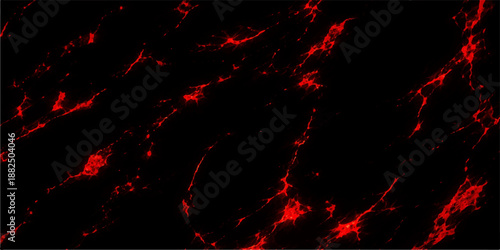 An abstract red and black background featuring a burning fire explosion with orange light energy and smoke motion in a textured art illustration design