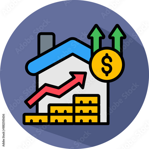 Price Increase isometric icon