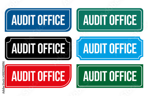 Audit Office Door Sign Illustration Printable Door Signs for auditing departments