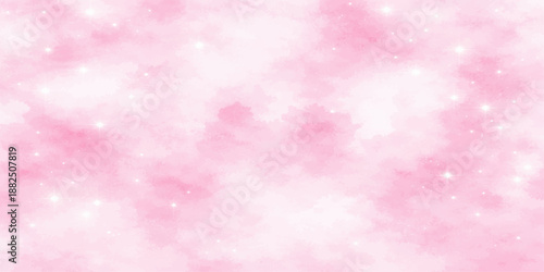 Soft pink bokeh background with a light purple texture and star patterns creates a bright abstract wallpaper design perfect for a romantic Valentine celebration or winter holiday decoration