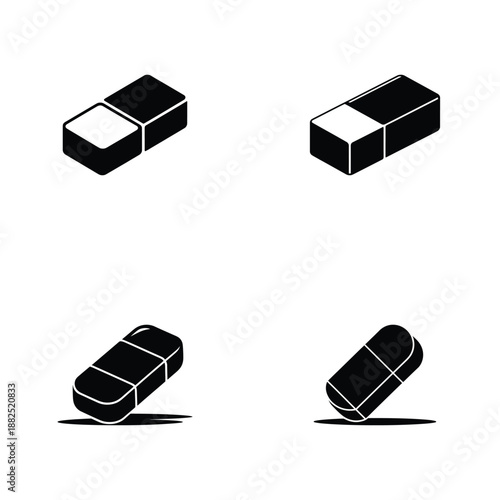 Four Eraser in Different Perspectives and Styles