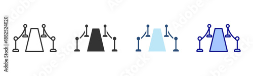 Catwalk Icon Set. Designed In Multi Style