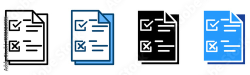 Rules Icon Multiple Style Vector Collection   