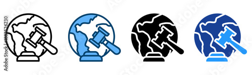 Regulation Icon Multiple Style Vector Collection   