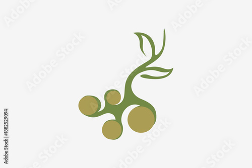 fresh potato plant harvest logo