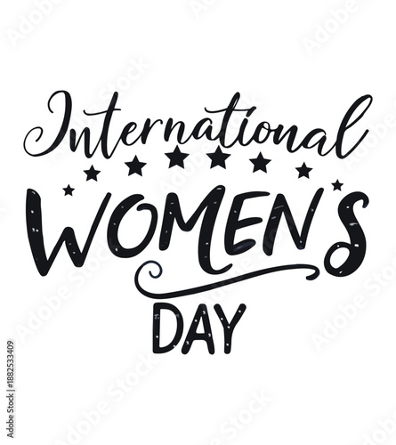 Wallpaper Mural International Women’s Day Creative Typography Quote Vector Art Torontodigital.ca