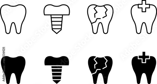 Tooth icons