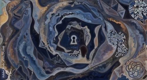 Inner Landscape - expressive drawing / inner emotions