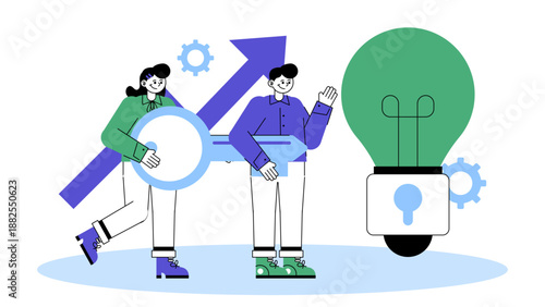 A professional pair providing strategic solutions and unlocking potential growth through expert advisory services