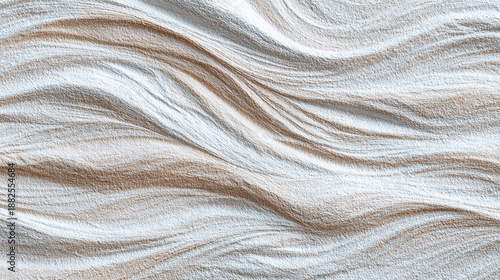 Abstract artistic representation of flowing, textured waves with muted tones and a sense of movement