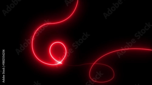 Wallpaper Mural Abstract design digital effect, elegant neon line waves modern motion, nature neon wave line Bright neon curve line.. Torontodigital.ca