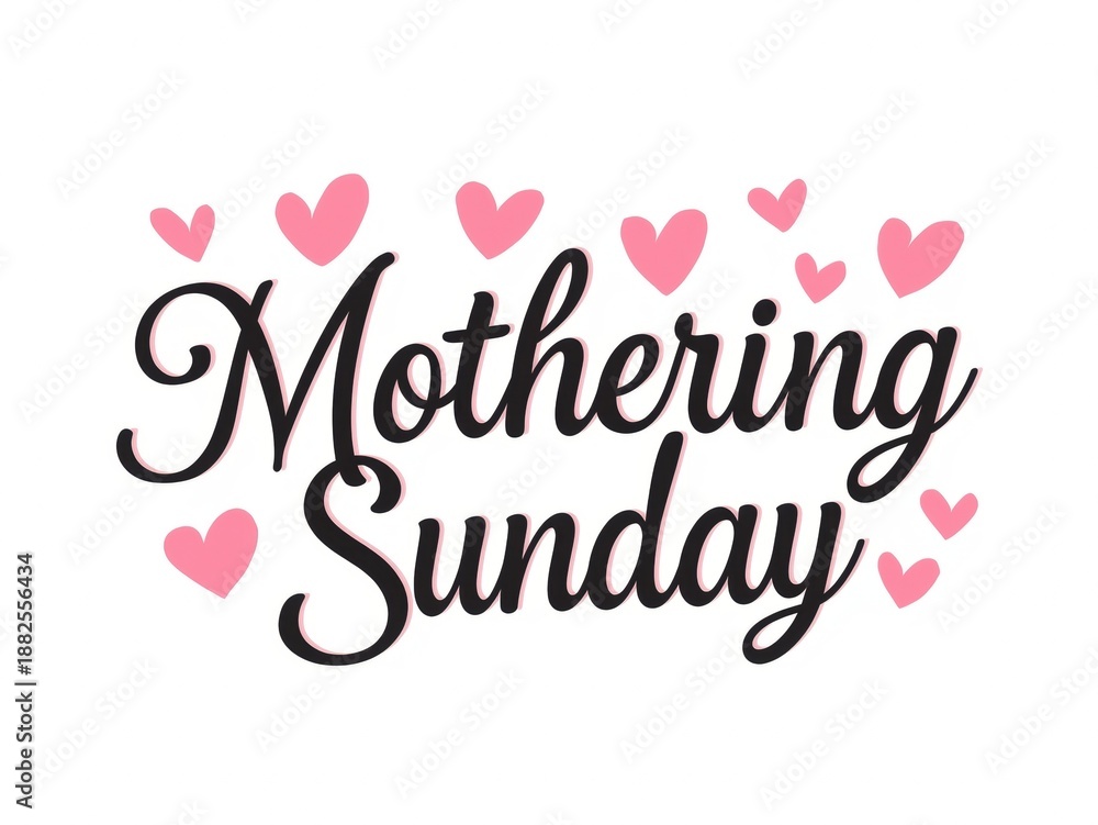 Obraz premium Celebrating mothering sunday