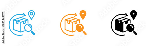 Logistics and delivery icons