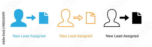Lead assignment process flowchart