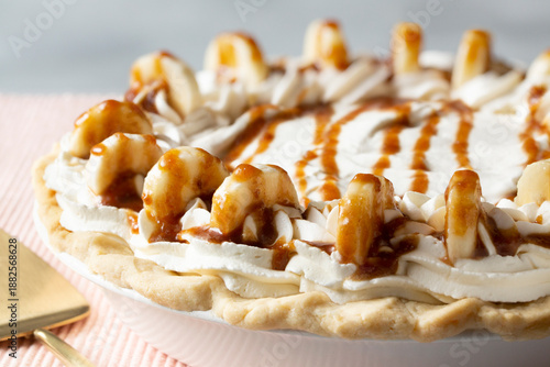 Buttered Rum Bananas Foster Cream Pie
