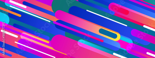 Sleek diagonal capsule patterns on a dark blue background conveying professional speed and technological advancement