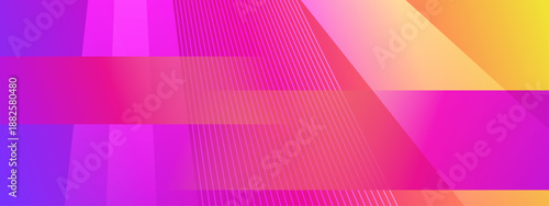 Modern architectural style background using diagonal stripes and bold color transitions from purple to orange