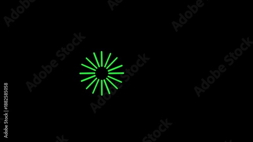 Wallpaper Mural Firework circle burst effect, shiny glowing lines blast, bursting circle, firework effects, Pop up line animation Torontodigital.ca