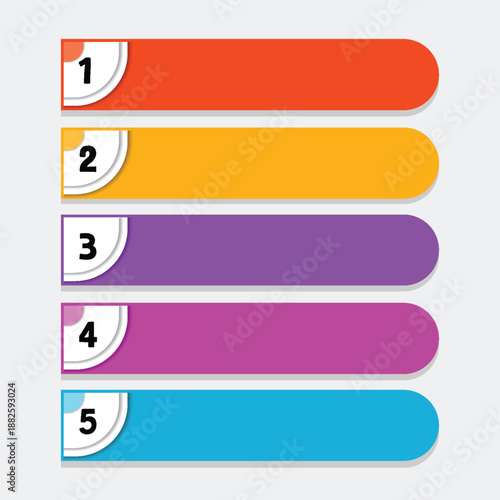 Retro Bullet Point Set Vector